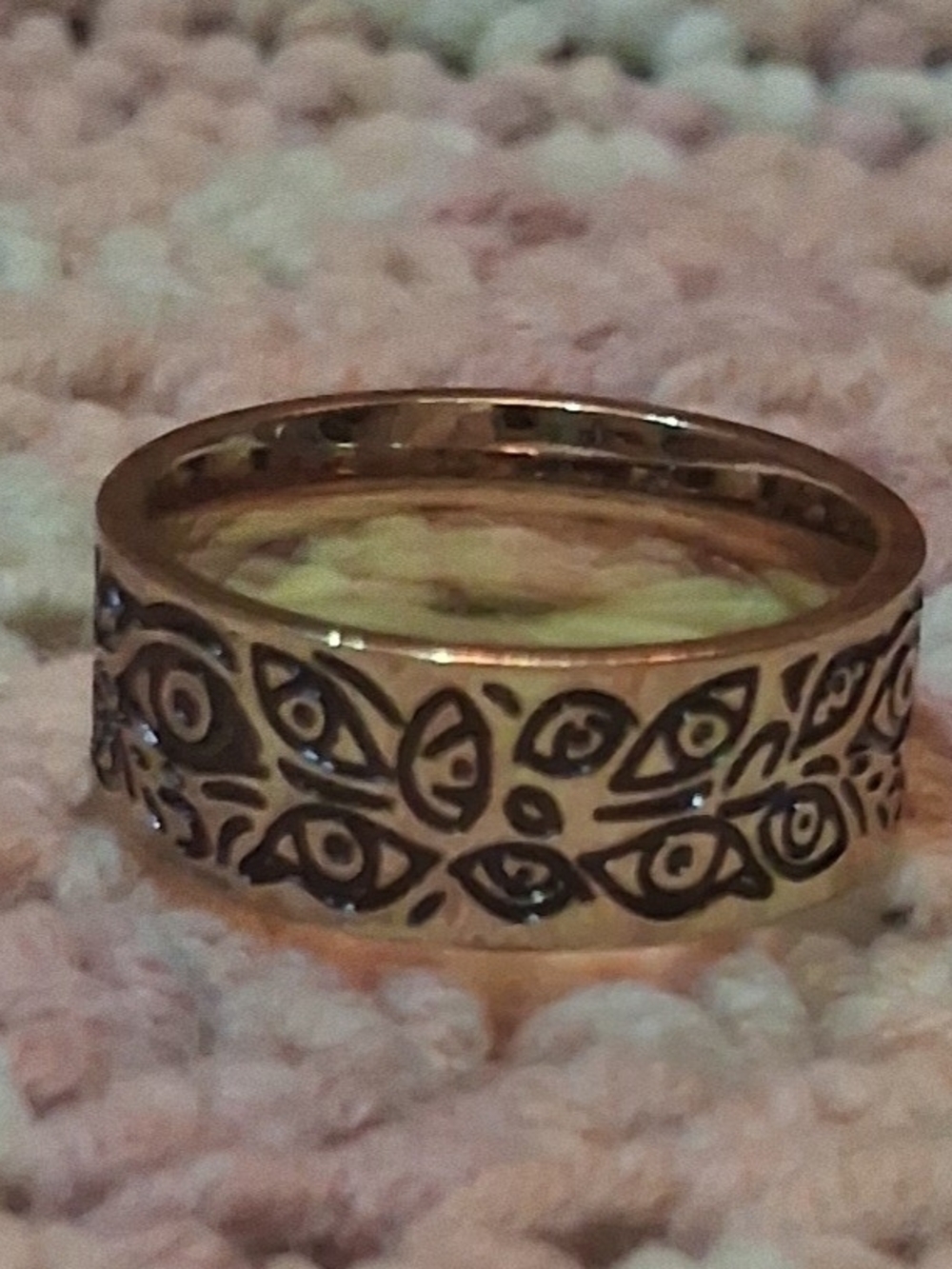 18K Evil Eye/All-Seeing Eye Ring